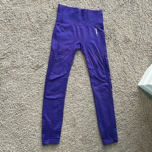 Gymshark purple sweat seamless leggings